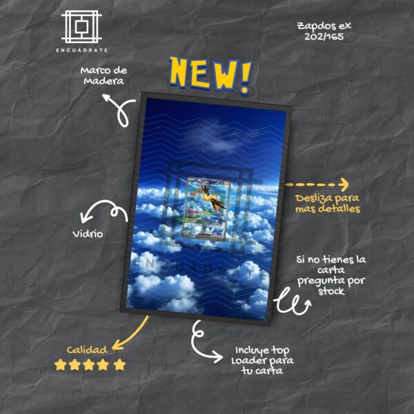 Zapdos EX 202/165 - Imagen 2