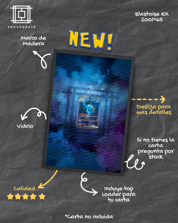 Blastoise EX 200/165 - Imagen 2